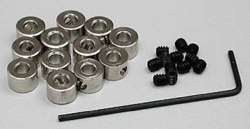 1/8 Dura-collars (12pcs) in der Gruppe Hersteller / D / Du-Bro / Other Accessories bei Minicars Hobby Distribution AB (13597)