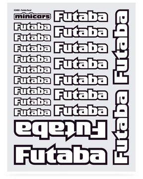 Decal Sheet Futaba (1 Sheet w. 20 logos) in the group Other / Promotional Products / Decals at Minicars Hobby Distribution AB (24002)