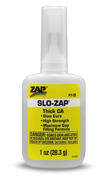 ZAP Slow CA- 28gr Yellow in der Gruppe Hersteller / Z / ZAP / ZAP Glue bei Minicars Hobby Distribution AB (40PT20)