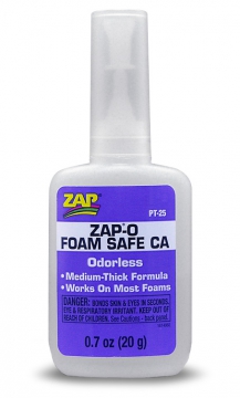 ZAP-O Oderless CA 20gr Foam-safe in the group Brands / Z / ZAP / ZAP Glue at Minicars Hobby Distribution AB (40PT25)