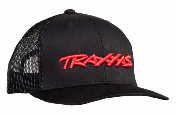 Trucker Hat Curved Bill Black (Red Logo) in the group Brands / T / Traxxas / Promotion at Minicars Hobby Distribution AB (421182-BLR)