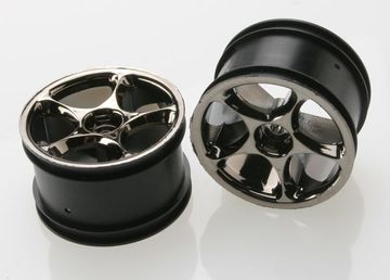 Wheels Tracer Black Chrome 2.2 Rear (2) in the group Brands / T / Traxxas / Tires & Wheels at Minicars Hobby Distribution AB (422472A)