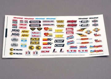 Decal Sheet Racing Sponsors in the group Brands / T / Traxxas / Bodies & Accessories at Minicars Hobby Distribution AB (422514)