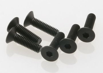Screws M4x15mm Countersunk Hex Socket (6) in the group Brands / T / Traxxas / Hardware at Minicars Hobby Distribution AB (422546)