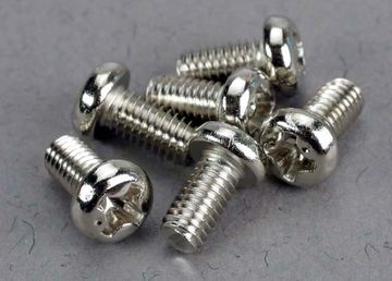 Screws M3x6mm Roundhead (6) in the group Brands / T / Traxxas / Hardware at Minicars Hobby Distribution AB (422558)