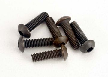 Screws M3x10 Button-head Hex Socket (6) in the group Brands / T / Traxxas / Hardware at Minicars Hobby Distribution AB (422577)