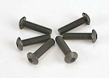 Screws M3x12 Button-head Hex Socket (6) in the group Brands / T / Traxxas / Hardware at Minicars Hobby Distribution AB (422578)