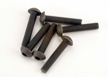 Screws M3x15 Button-head Hex Socket (6) in the group Brands / T / Traxxas / Hardware at Minicars Hobby Distribution AB (422579)