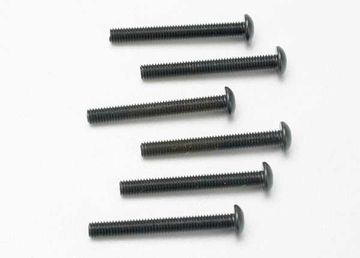 Screws M3x25 Button-head Hex Socket (6) in the group Brands / T / Traxxas / Hardware at Minicars Hobby Distribution AB (422581)