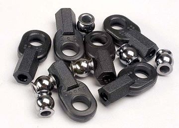 Rod Ends (Long) + Hollow Balls (6+6) in the group Brands / T / Traxxas / Spare Parts at Minicars Hobby Distribution AB (422742)