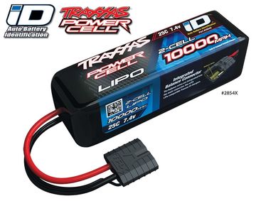 Li-Po Batteri 2S 7.4V 10000mAh 25C iD-kontakt* UTGTT i gruppen Tillbehr & Delar / Batterier & Tillb. / Li-Po hos Minicars Hobby Distribution AB (422854X)