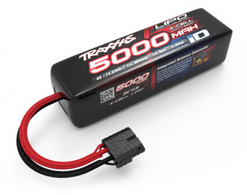 Li-Po Battery 4S 14,8V 5000mAh 25C iD-Connector in the group Brands / T / Traxxas / Batteries Li-Po at Minicars Hobby Distribution AB (422889X)