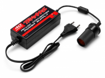 Power Supply 110-240VAC 40W 13.8VDC/3.5A in the group Brands / T / Traxxas / Chargers at Minicars Hobby Distribution AB (422976G)