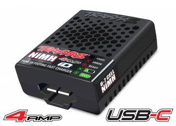 4-AMP 6-7CELL NiMH Charger USB-C in the group Brands / T / Traxxas / Chargers at Minicars Hobby Distribution AB (422982EU)