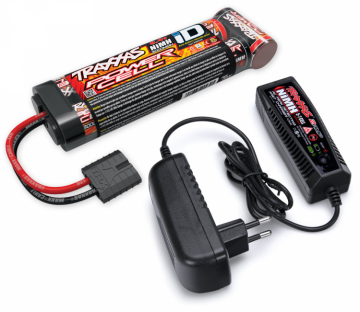 Battery/charger completer pack 2969G and 2923X in der Gruppe Hersteller / T / Traxxas / Chargers bei Minicars Hobby Distribution AB (422983G)