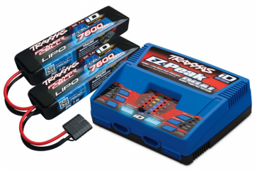 Charger EZ-Peak Dual 8A and 2 x 2S 7600mAh Li-Po Combo in der Gruppe Hersteller / T / Traxxas / Chargers bei Minicars Hobby Distribution AB (422991GX)