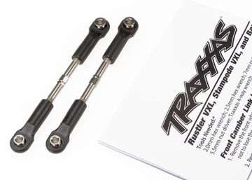 Turnbuckle Complete Steel Camber Link 82mm (2) in the group Brands / T / Traxxas / Spare Parts at Minicars Hobby Distribution AB (423643)