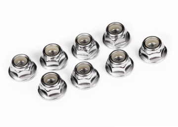Lock Nut Flanged M4 Steel (8) in the group Brands / T / Traxxas / Hardware at Minicars Hobby Distribution AB (423647)