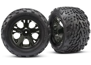 Tires & Wheels Talon/All-Star Black Chrome 2.8 TSM (2) in the group Brands / T / Traxxas / Tires & Wheels at Minicars Hobby Distribution AB (423669A)