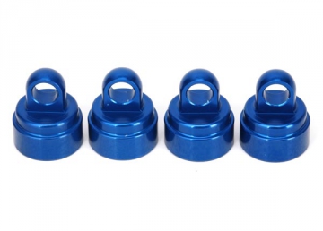 Shock Caps Blue Aluminium (4) Ultra-Shocks in the group Brands / T / Traxxas / Spare Parts at Minicars Hobby Distribution AB (423767A)