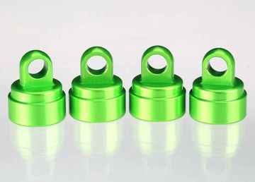 Shock Caps Green Aluminium (4) Ultra-Shocks in the group Brands / T / Traxxas / Spare Parts at Minicars Hobby Distribution AB (423767G)