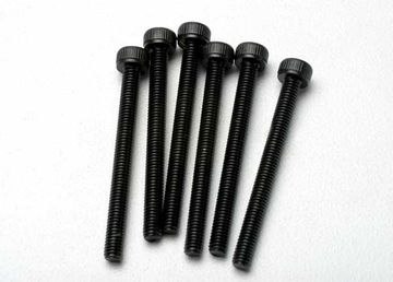 Screws M3x32mm Cap-head Hex Socket (6) in the group Brands / T / Traxxas / Hardware at Minicars Hobby Distribution AB (423964)