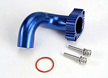 Header Aluminium Bl TRX 2.5/3.3 in the group Brands / T / Traxxas / Engine & Parts at Minicars Hobby Distribution AB (425287)