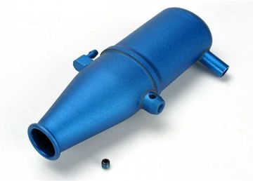 Tuned Pipe Aluminium Blue in the group Brands / T / Traxxas / Engine & Parts at Minicars Hobby Distribution AB (425342)