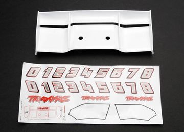 Wing White with Decals  Revo/ E-Revo in the group Brands / T / Traxxas / Spare Parts at Minicars Hobby Distribution AB (425412)