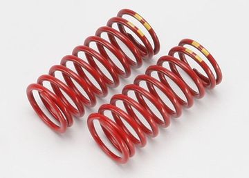 Shock Springs GTR Red (4.9 Rate Yellow) (2) in the group Brands / T / Traxxas / Spare Parts at Minicars Hobby Distribution AB (425648)