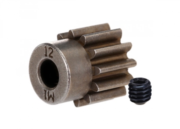 Pinion Gear 12T 1.0M for 5mm Shaft (Only with Steel Spur Gear) in the group Brands / T / Traxxas / Spare Parts at Minicars Hobby Distribution AB (426485X)
