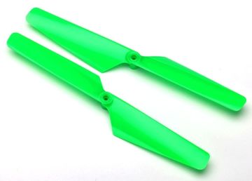 Rotor Blade Set Green (2)  Alias in the group Brands / T / Traxxas / Spare Parts at Minicars Hobby Distribution AB (426631)