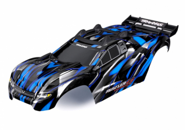 Body Rustler 4x4 Ultimate Blue Complete Clipless in the group Brands / T / Traxxas / Bodies & Accessories at Minicars Hobby Distribution AB (426749-BLUE)