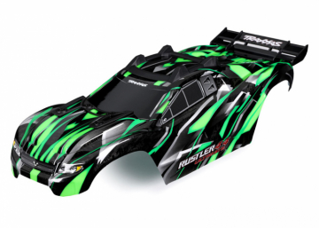 Body Rustler 4x4 Ultimate Green Complete Clipless in the group Brands / T / Traxxas / Bodies & Accessories at Minicars Hobby Distribution AB (426749-GRN)