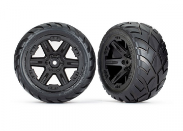 Tires & Wheels Anaconda/RXT Black 2,8 2WD Rear (TSM-Rated) (2) in the group Brands / T / Traxxas / Tires & Wheels at Minicars Hobby Distribution AB (426768)