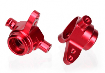 Steering Blocks Alu Red L+R (2) in the group Brands / T / Traxxas / Spare Parts at Minicars Hobby Distribution AB (426837R)
