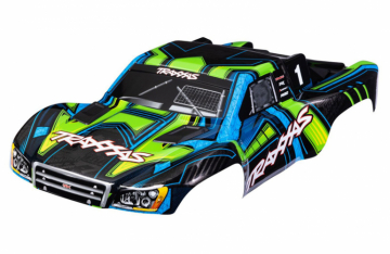 Body Slash 4x4 Green/Blue (for Clipless Mounting)) in the group Accessories & Parts / Car Bodies & Accessories /  at Minicars Hobby Distribution AB (426844-GRN)