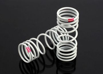 Shock Spring Front Pink (Prog, +10)(2) in the group Brands / T / Traxxas / Spare Parts at Minicars Hobby Distribution AB (426863)