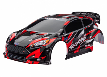 Body Ford Fiesta ST Rally Red in the group Brands / T / Traxxas / Bodies & Accessories at Minicars Hobby Distribution AB (427418-RED)