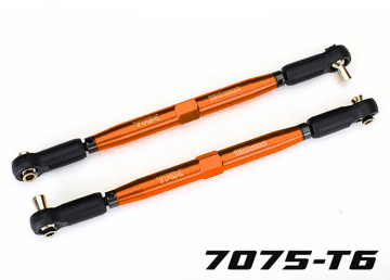 Lnkarm Alu Orange 157mm Justerbar (2) X-Maxx i gruppen Fabrikat / T / Traxxas / Tillbehr hos Minicars Hobby Distribution AB (427748-ORNG)