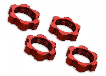 Wheel nuts Splined 17mm Alu. Red (4) in the group Brands / T / Traxxas / Spare Parts at Minicars Hobby Distribution AB (427758R)