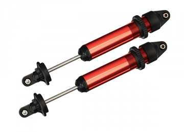 Shocks GTX Aluminum Red (2)  X-Maxx in the group Brands / T / Traxxas / Spare Parts at Minicars Hobby Distribution AB (427761R)