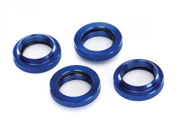 Spring Retainer Alu Blue (for GTX #7761,7861) (4) in the group Brands / T / Traxxas / Spare Parts at Minicars Hobby Distribution AB (427767)