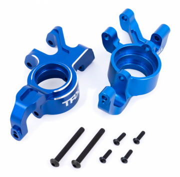 Steering Blocks L&R (Pair) Alu Blue X-Maxx, XRT in the group Brands / T / Traxxas / Spare Parts at Minicars Hobby Distribution AB (427836-BLUE)