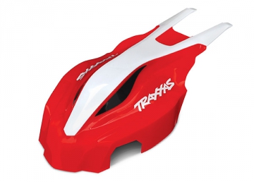 Canopy front Red/White Aton in the group Brands / T / Traxxas / Spare Parts at Minicars Hobby Distribution AB (427911)