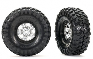 Tires & Wheels Canyon Trail/TRX-4 Satin Chrome 1.9 (2) in the group Brands / T / Traxxas / Tires & Wheels at Minicars Hobby Distribution AB (428179X)