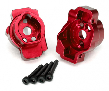 Portal Drive Axle Mount Rear Alu Red (2)  TRX-4/6 in the group Brands / T / Traxxas / Accessories at Minicars Hobby Distribution AB (428256R)