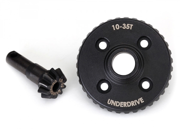 Ring- & Differential Pinion Gear Underdrive 10/35T  TRX-4/6 in the group Brands / T / Traxxas / Spare Parts at Minicars Hobby Distribution AB (428288)