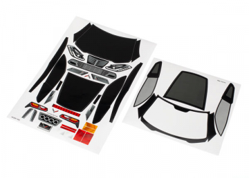 Decal Sheets Chevrolet Corvette Z06 in the group Brands / T / Traxxas / Bodies & Accessories at Minicars Hobby Distribution AB (428387)