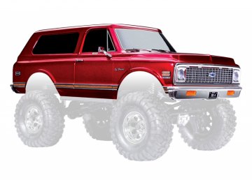 Body Chevrolet Blazer '72 Red Complete in the group Brands / T / Traxxas / Bodies & Accessories at Minicars Hobby Distribution AB (429130-RED)